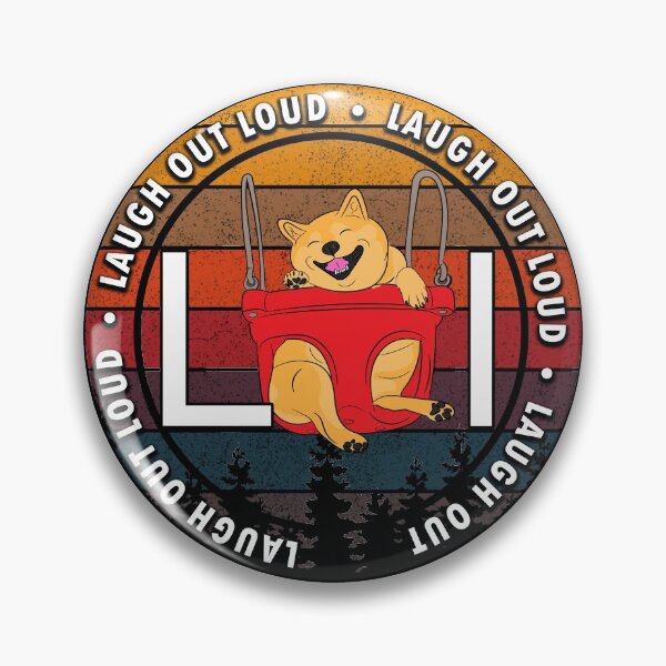 Item preview, Funny pug lol(laugh out loud) saying/quote distressed sunset retro dog face design designed and sold by SamRVstore.