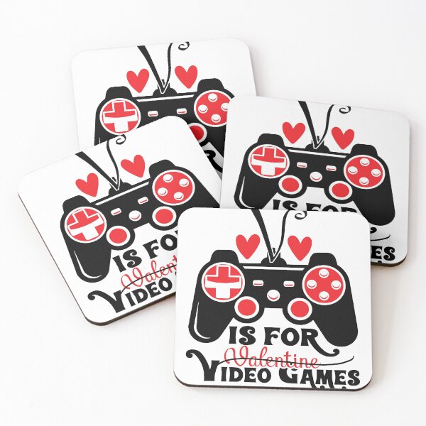Item preview, V Is For Video Games Funny Valentines Day Gamer designed and sold by mohalaz.