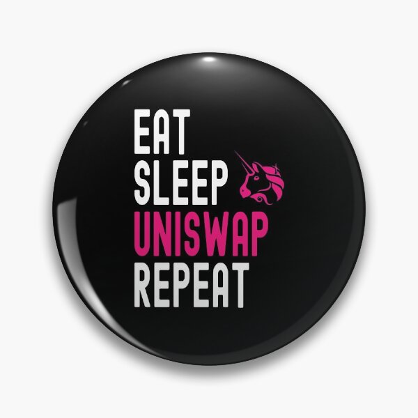 Item preview, Uniswap Crypto, Uniswap, Cryptocurrency, Eat Sleep, Uniswap Repeat designed and sold by Cafecreative.
