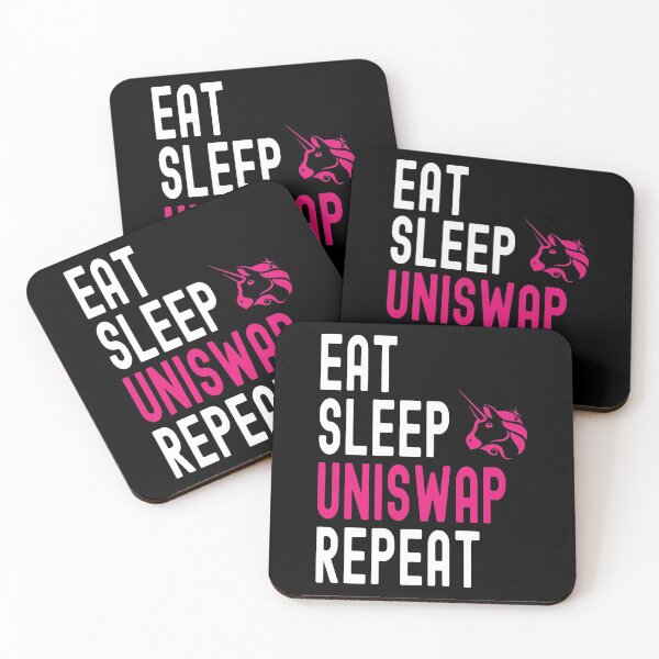 Item preview, Uniswap Crypto, Uniswap, Cryptocurrency, Eat Sleep, Uniswap Repeat designed and sold by Cafecreative.