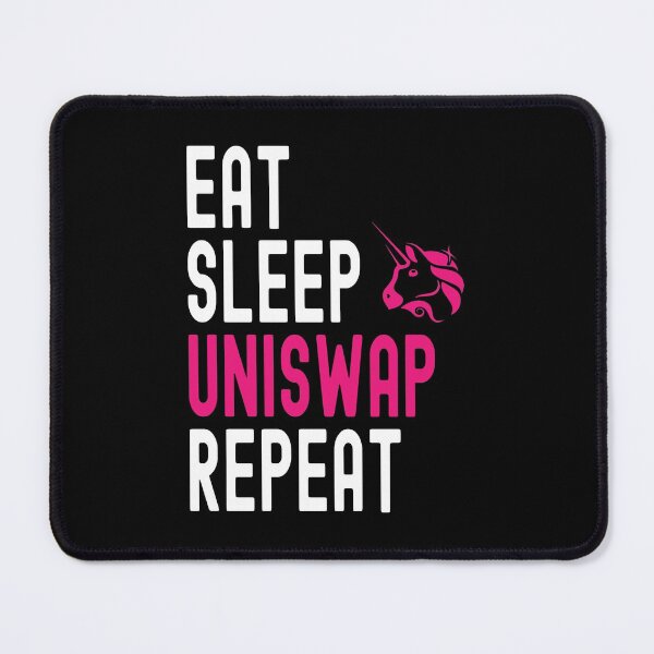 Item preview, Uniswap Crypto, Uniswap, Cryptocurrency, Eat Sleep, Uniswap Repeat designed and sold by Cafecreative.