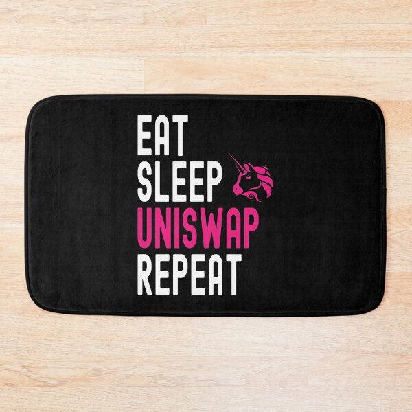 Item preview, Uniswap Crypto, Uniswap, Cryptocurrency, Eat Sleep, Uniswap Repeat designed and sold by Cafecreative.
