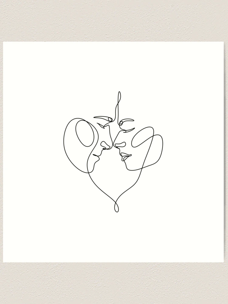 Hand drawn set by children, Vector love illustration, one line drawing,  gifts for valentines day #1 Jigsaw Puzzle