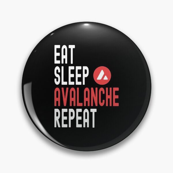 Item preview, Avalanche Crypto, Avalanche, Cryptocurrency, Eat Sleep, Avalanche, Repeat designed and sold by Cafecreative.
