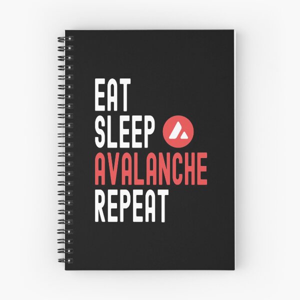 Item preview, Avalanche Crypto, Avalanche, Cryptocurrency, Eat Sleep, Avalanche, Repeat designed and sold by Cafecreative.