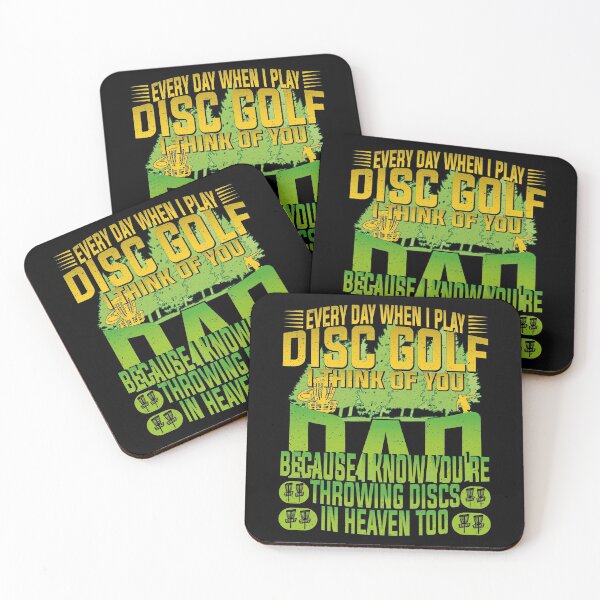 Item preview, Memorial For Dad Vintage Disc Golf Distressed Frisbee golf designed and sold by YAHIA-14.