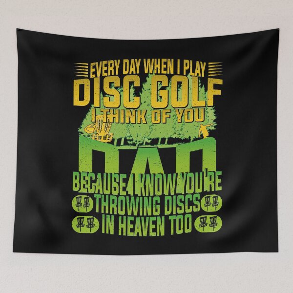 Artikelvorschau, Memorial For Dad Vintage Disc Golf Distressed Frisbee Golf entworfen und verkauft von YAHIA-14.