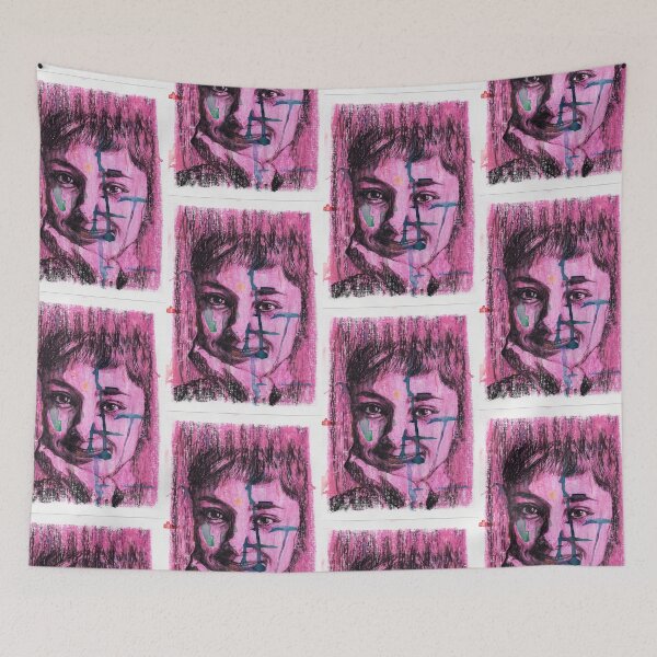 Item preview, Audrey Hepburn - Hand Drawn Oil and Ink Portrait designed and sold by HRHildebrand.