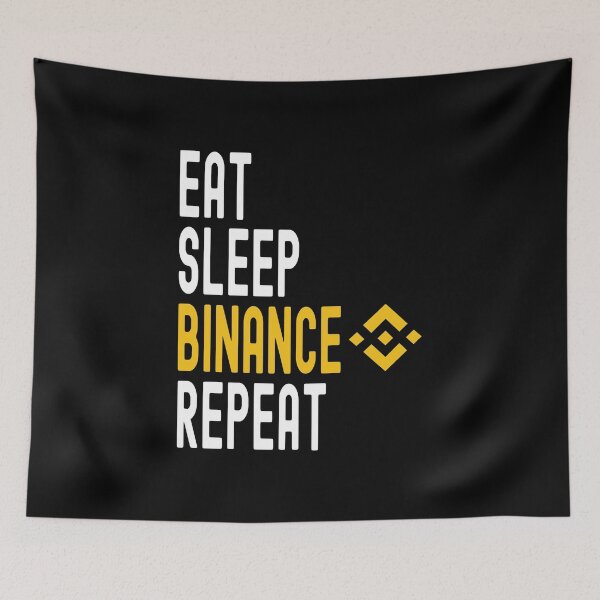 Item preview, Binance Crypto, Binance, Cryptocurrency, Eat Sleep, Binance Repeat designed and sold by Cafecreative.