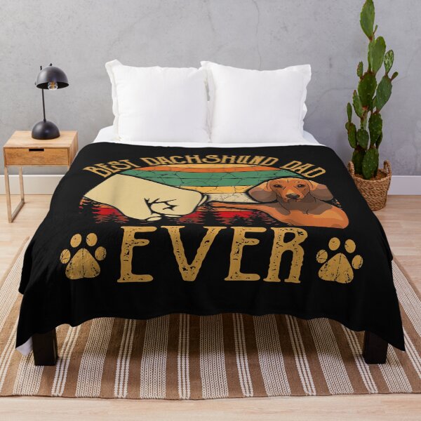 Artikelvorschau, Retro Vintage Best Dachshund Dad Ever entworfen und verkauft von Chloe43212.