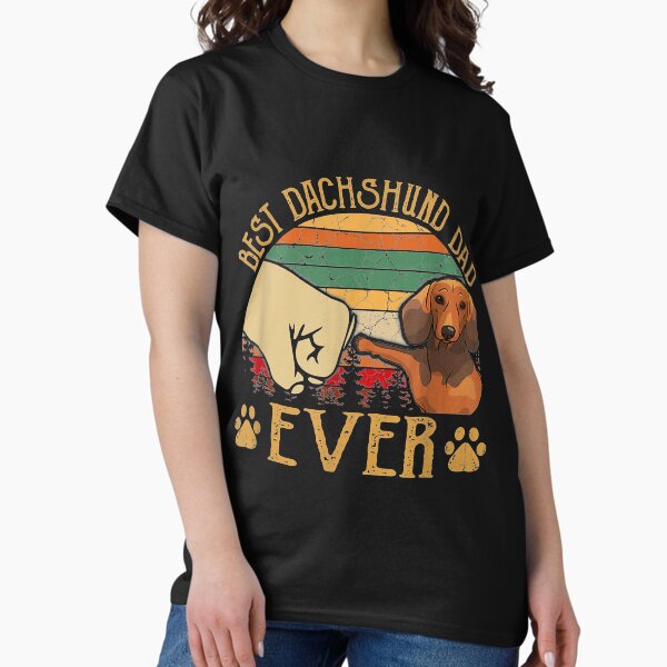 Item preview, Retro Vintage Best Dachshund Dad Ever designed and sold by Chloe43212.