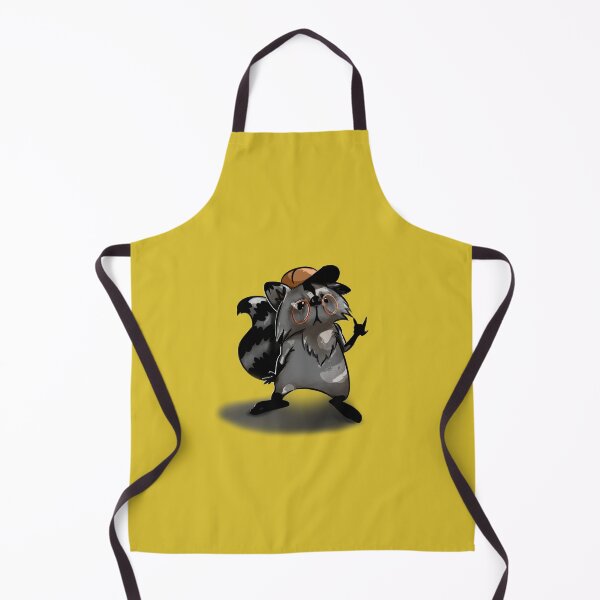 Item preview, raccoon with glasses designed and sold by glitter-mess.