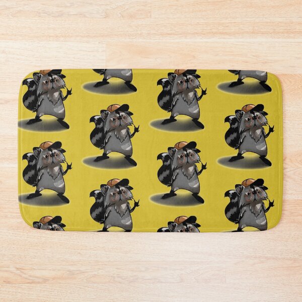 Item preview, raccoon with glasses designed and sold by glitter-mess.