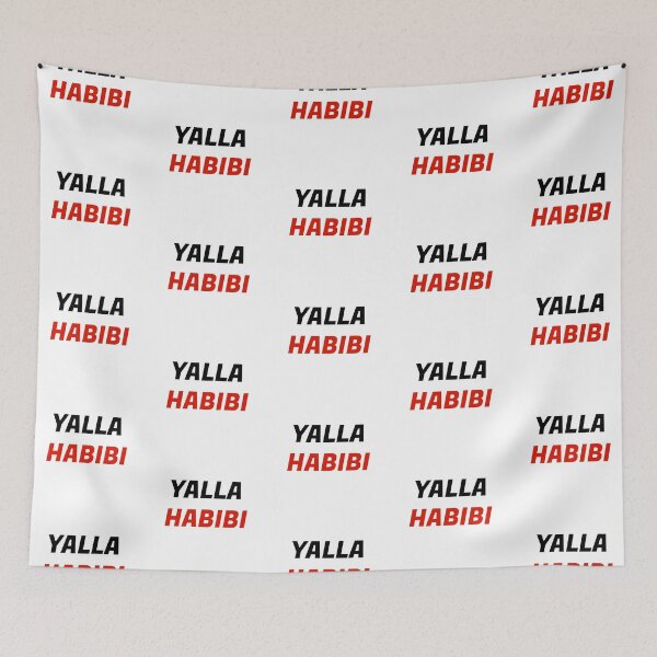 Aperçu de l'œuvre Yalla Habibi Arab Quote Let's Go My Dear - Arabe Dire Citation Arabe créée et vendue par CuddleStore.