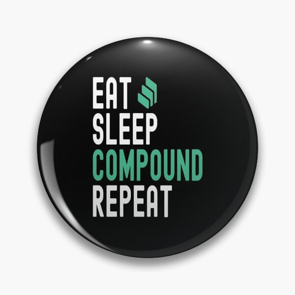 Item preview, Compound Crypto, Compound, Cryptocurrency, Eat Sleep, Compound Repeat designed and sold by Cafecreative.