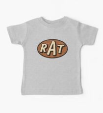 RAT - weathered/distressed Baby Tee