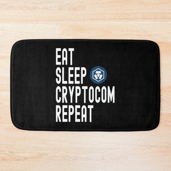 Item preview, Crypto,com Crypto, Cryptocom, Cryptocurrency, Eat Sleep, Cryptocom Repeat designed and sold by Cafecreative.