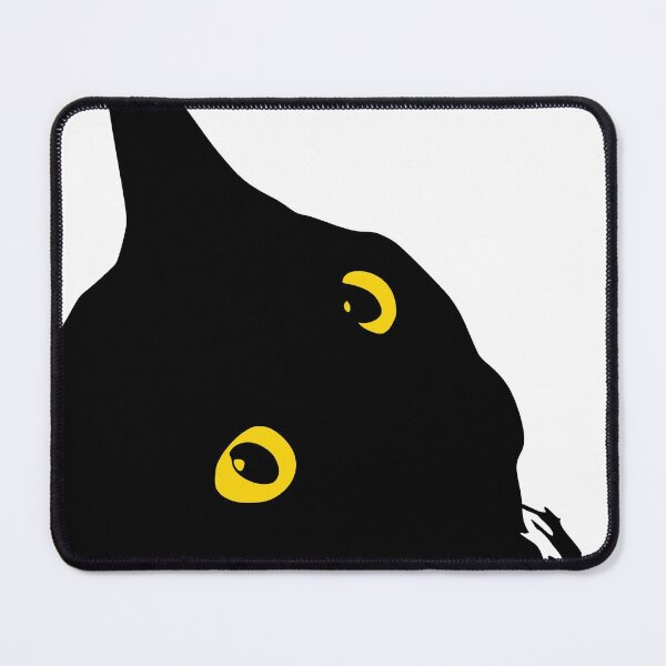Item preview, Black Cat with Yellow Eyes designed and sold by Owlies-Barn.