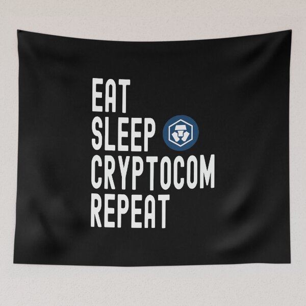 Item preview, Crypto,com Crypto, Cryptocom, Cryptocurrency, Eat Sleep, Cryptocom Repeat designed and sold by Cafecreative.