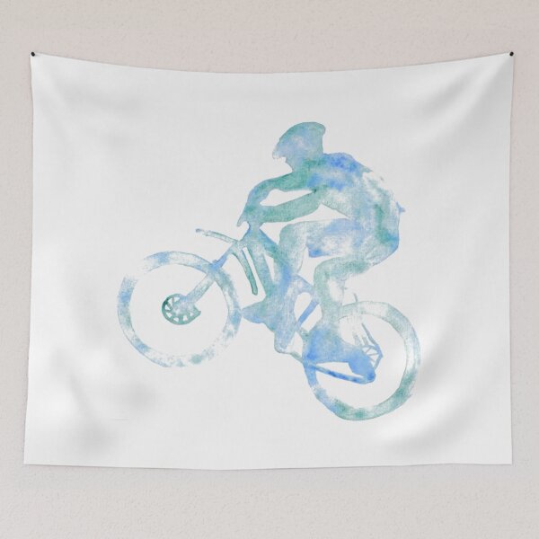 Item preview, Biker watercolor designed and sold by ebullitioncrea.