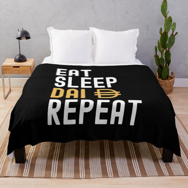 Item preview, DAI Crypto, DAI , Cryptocurrency, Eat Sleep, DAI Repeat designed and sold by Cafecreative.