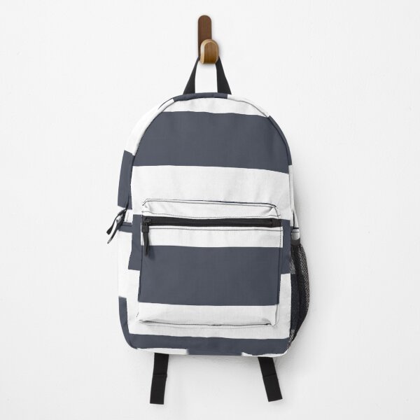 Artikelvorschau, Dark Blue and White Line - Stripe Pattern Pairs DE 2022 Trending Color Parisian Night DEA184 entworfen und verkauft von ColorOfTheYears.
