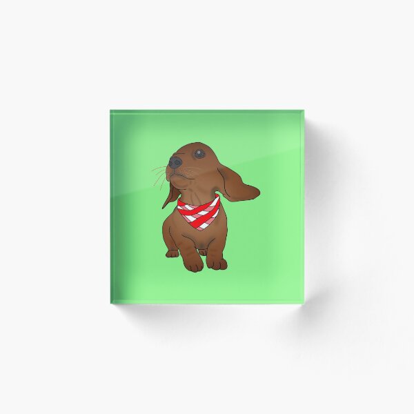 Item preview, Beautiful dachshund with a scarf designed and sold by GAP90.