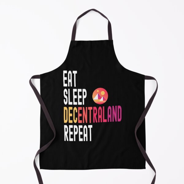 Item preview, Decentraland, Crypto, Decentraland, Cryptocurrency, Eat Sleep, Decentraland, Repeat designed and sold by Cafecreative.