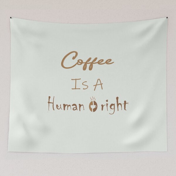 Item preview, Coffee is a human right Graphic T-Shirts, funny coffee mug for valentine day 2022 designed and sold by MORADRIF.