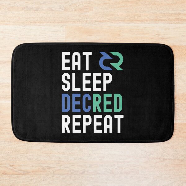 Item preview, Decred Crypto, Decred, Cryptocurrency, Eat Sleep, Decred Repeat designed and sold by Cafecreative.