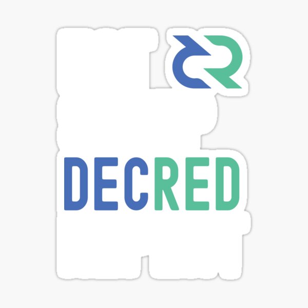 Decred Crypto, Decred, Cryptocurrency, Eat Sleep, Decred Repeat Sticker