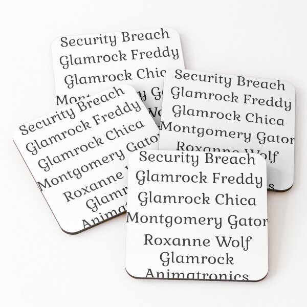 Item preview, FNAF Security Breach Characters designed and sold by LittleDollGames.