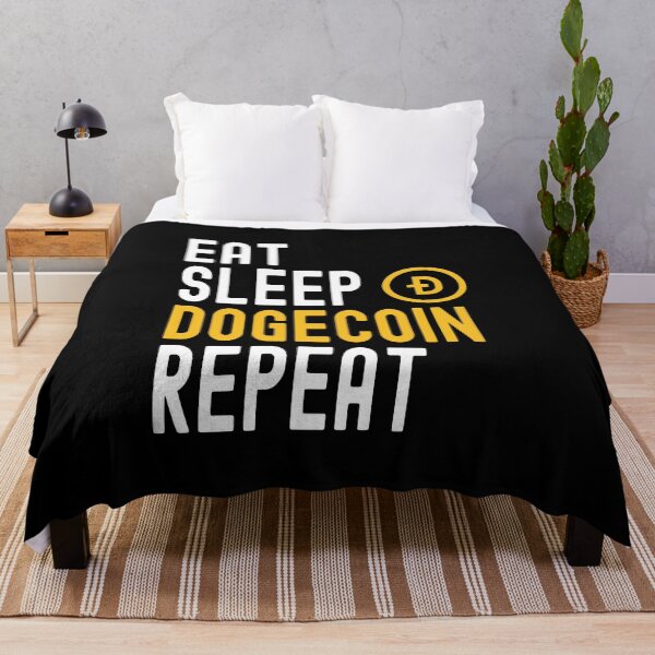 Artikelvorschau, Dogecoin-Krypto, Dogecoin, Kryptowährung, Schlaf essen, Dogecoin-Wiederholung entworfen und verkauft von Cafecreative.
