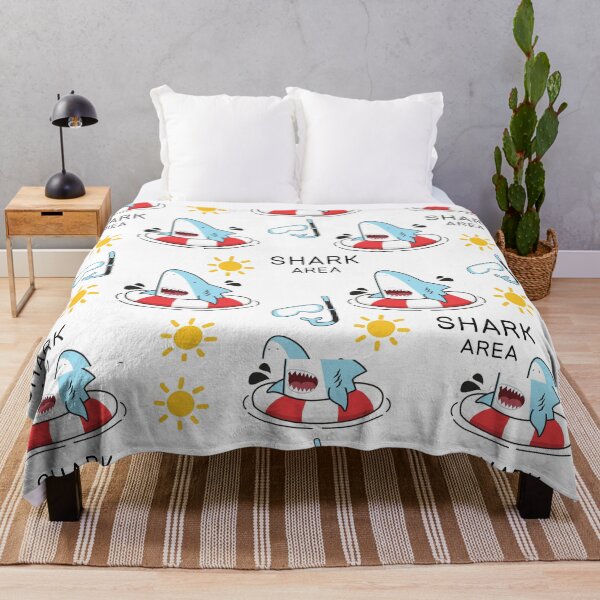Item preview, Shark Area Cartoon Style designed and sold by Serotonin4u.