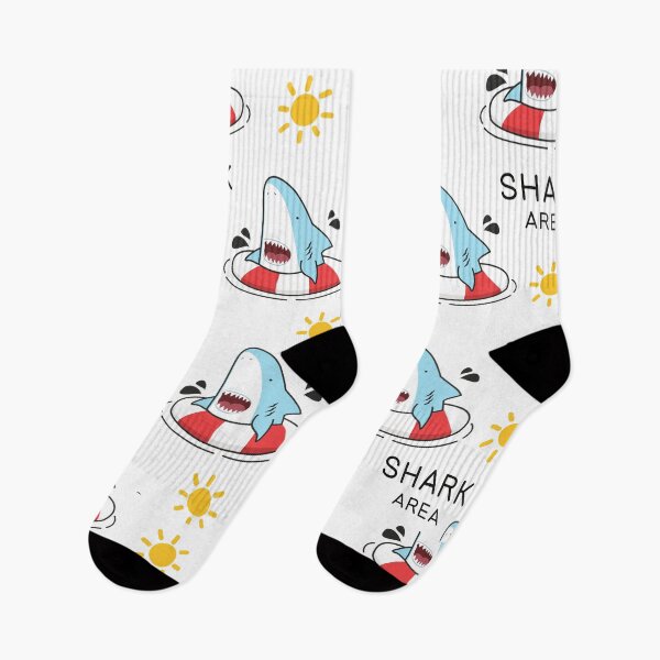 Item preview, Shark Area Cartoon Style designed and sold by Serotonin4u.