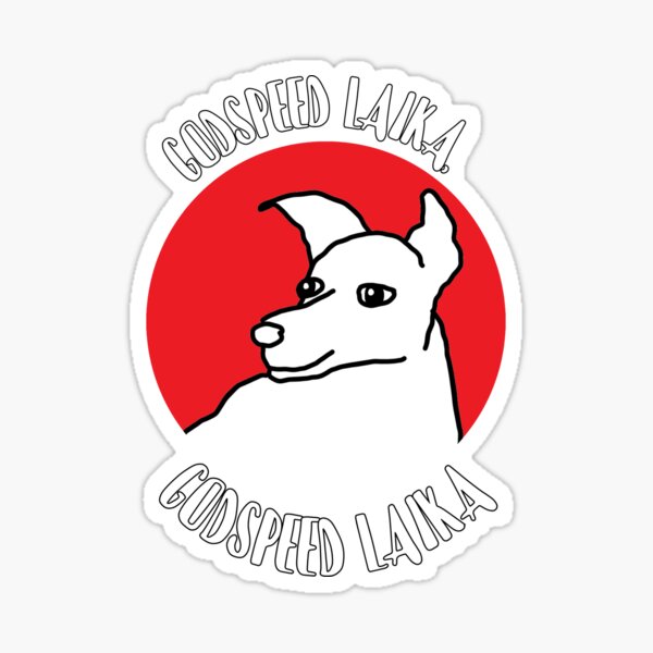 Artikel-Vorschau von Laika Hundekarikatur, designt und verkauft von KJCasey1982.