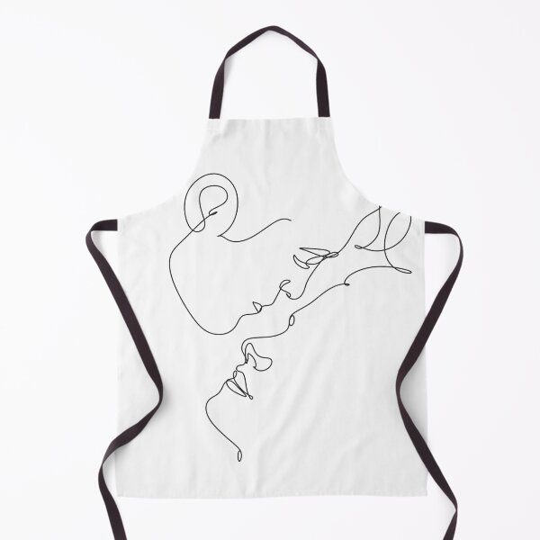 Item preview, simple line art drawing couple designed and sold by OneLinePrint.