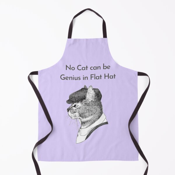 Item preview, cat in flat hat designed and sold by escape-of-life.