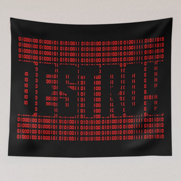 Item preview, DESTROY - BINARY CODE.  ASCII. RED designed and sold by 5hertz.