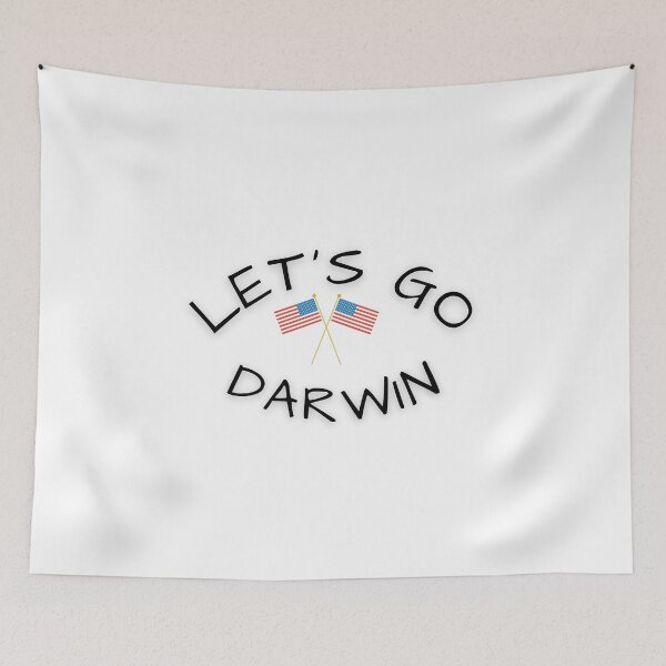 Artikelvorschau, Lets Go Darwin Lustiges sarkastisches Frauen-Männer Let's Go Darwin T-Shirt entworfen und verkauft von bushra-tees.