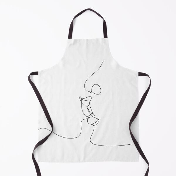 Item preview, simple line art drawing couple designed and sold by OneLinePrint.