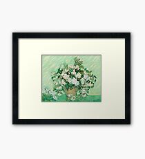 Vincent Van Gogh - Roses 1890 Framed Print