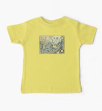 Southern Asian Continent Map 1600s Baby Tee
