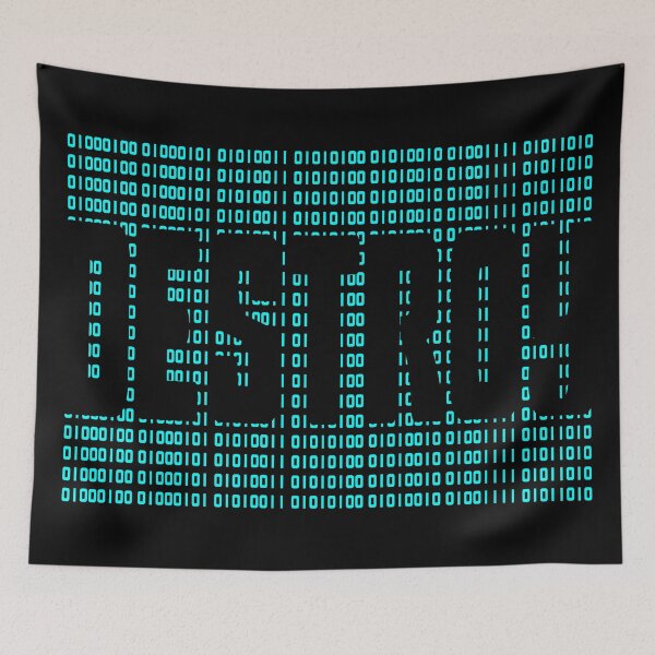 Item preview, DESTROY - BINARY CODE.  ASCII. BLUE designed and sold by 5hertz.