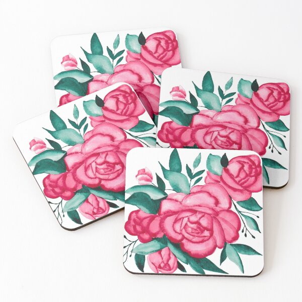 Item preview, Watercolor roses designed and sold by ebullitioncrea.