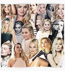 margot robbie collage Poster