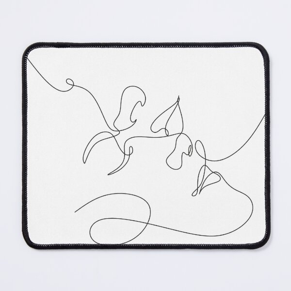 Item preview, line art relationship intimate couple drawings designed and sold by OneLinePrint.