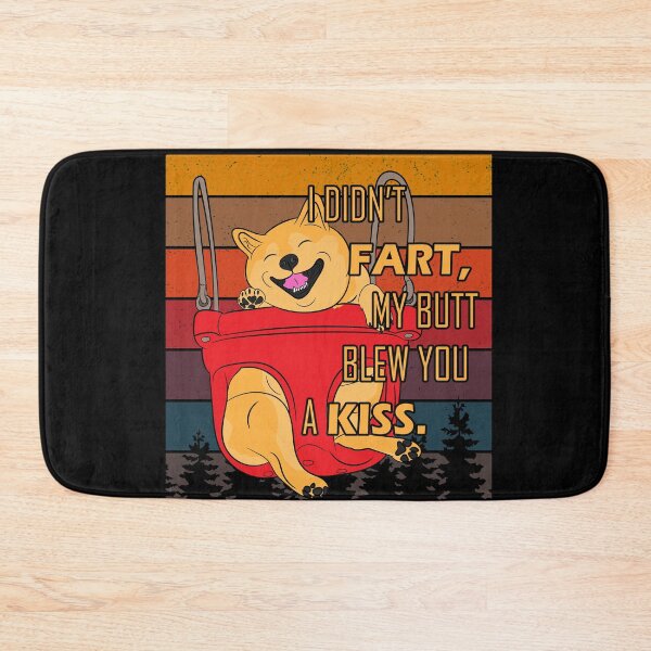 Item preview, funny pug i didn't fart, my butt blew you a kiss saying/quote artistic distressed sunset retro dog face design designed and sold by SamRVstore.