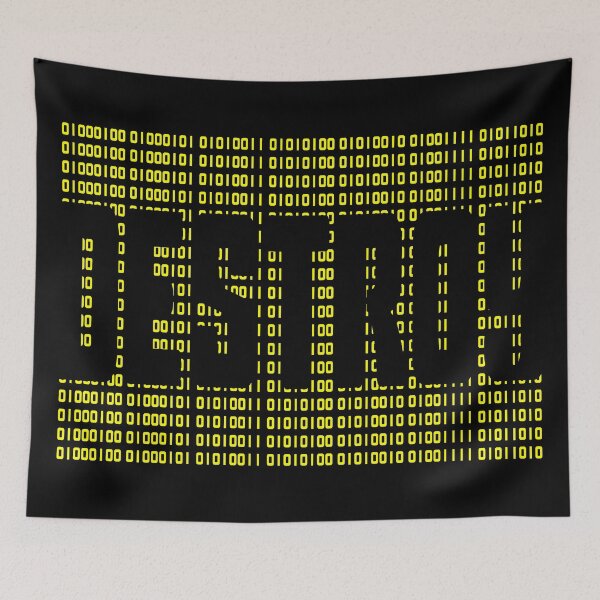 Item preview, DESTROY - BINARY CODE.  ASCII. YELLOW. designed and sold by 5hertz.