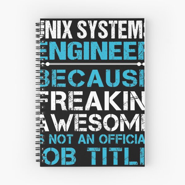 Item preview, Unix Systems Engineer T Shirt - Freaking Awesome Job Gift Item Tee designed and sold by oetate4774.